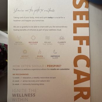 Perspire Sauna Studio - Self-care info - Saunas Near Me - Queen Creek, Arizona