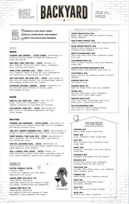 Menu photo 6 Backyard - Dallas Dallas, TX