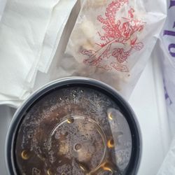 China Bob - Hot and sour soup and they give you a small bag of the chips which is a plus