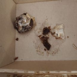The center of my cinnamon roll was a giant brown sugar rock.