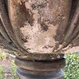 This is the fountain within two years of replacement.