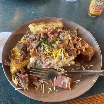 Bayside Cafe - Meat lovers quiche and honey jalapeño cornbread - Breakfast & Brunch Near Me - Panama City Beach, Florida Bayside Cafe - Meat lovers quiche and honey jalapeño cornbread - Breakfast & Brunch Near Me - Panama City Beach, Florida