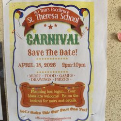 Saint Theresa School - Fun events occur throughout the year.