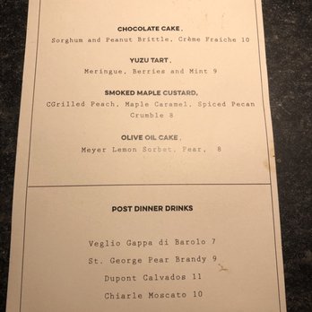 Plough - Dessert menu... 2/4 not approved - Tapas/Small Plates Near Me - Lancaster, Pennsylvania