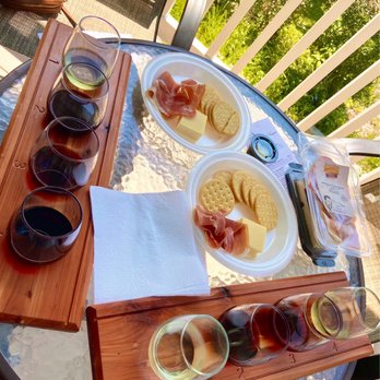 Gauthier Vineyard - Wine flights, crackers, prosciutto, and cheese - Wineries Near Me - Barhamsville, Virginia
