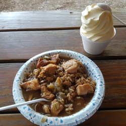 Pirates of The Pontchartrain - Gumbolaya and Dole "whip" ice cream; $12 total.