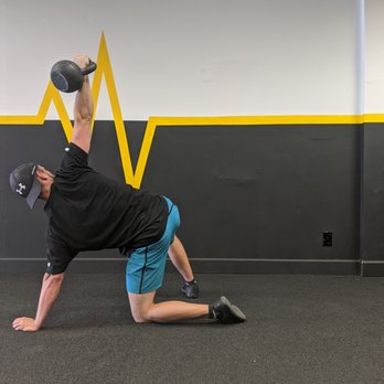 Flow Mobility and Strength - Turkish Get-Ups are "weighted yoga" and simultaneously develop strength, mobility and balance. - Gyms Near Me - Santa Maria, California Flow Mobility and Strength - Turkish Get-Ups are "weighted yoga" and simultaneously develop strength, mobility and balance. - Gyms Near Me - Santa Maria, California