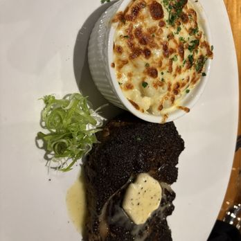 Fahrenheit 132 - USDA Prime Delmonico Ribeye with Truffle Mac'n Cheese - Steakhouses Near Me - Fredericksburg, Virginia