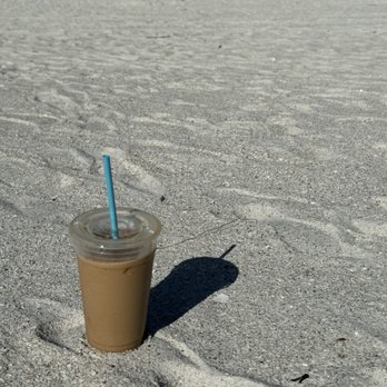 Anna Maria Island Coffee Shack - Ice latte with toffee nut flavoring - Coffee & Tea Near Me - Holmes Beach, Florida