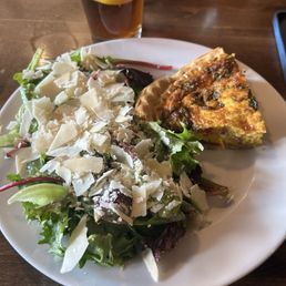 Quiche and salad haven't been here in years and still awesome food! Quiche and salad haven't been here in years and still awesome food!