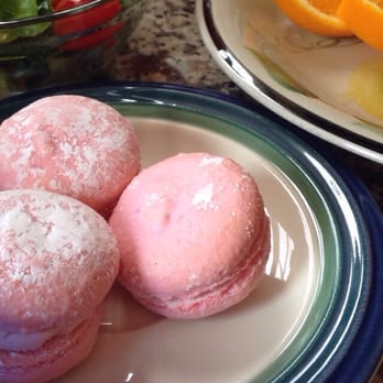 Talula's Table - Delicious vanilla and strawberry macarons yesterday! so sponge-y! - New American Near Me - Kennett Square, Pennsylvania