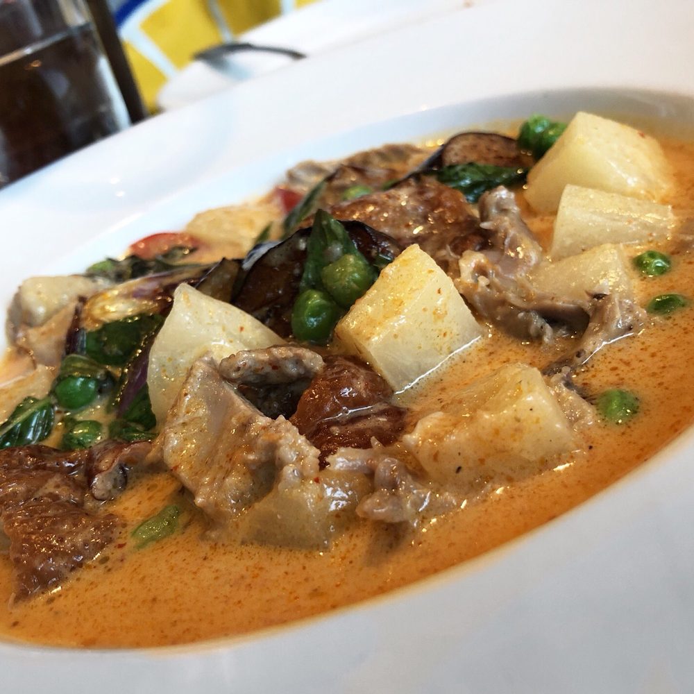 Thaiphoon - Roasted Duck Curry | $12.95 (Pretty good.) - Thai Near Me - Palo Alto, California Thaiphoon - Roasted Duck Curry | $12.95 (Pretty good.) - Thai Near Me - Palo Alto, California