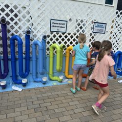 Cape Cod Children's Museum - This is the outside of the Cape Cod children's museum. Those tubes made sounds