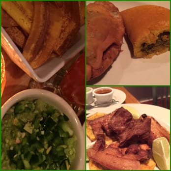 Empanada Mama - Hell's Kitchen - Spicy guacamole with Plantain chips Brasil and chorizo corn flour empanadas and chicharones with tostones. Really good - Latin American Near Me - New York, New York Empanada Mama - Hell's Kitchen - Spicy guacamole with Plantain chips Brasil and chorizo corn flour empanadas and chicharones with tostones. Really good - Latin American Near Me - New York, New York