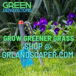 Green Renovations Landscaping - Book a Green Lawn Revival on our website www.GRLandscaper,com for Growing Greener Grass!