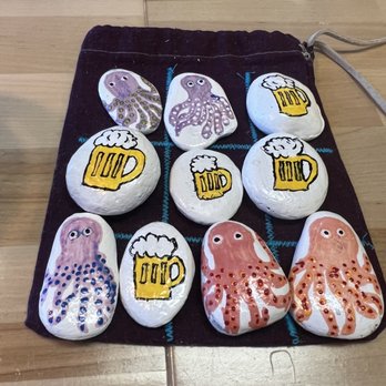 Spotted Octopus Brewing - One of the employees made this tic tac toe board!!! - Brewpubs Near Me - Buffalo, New York