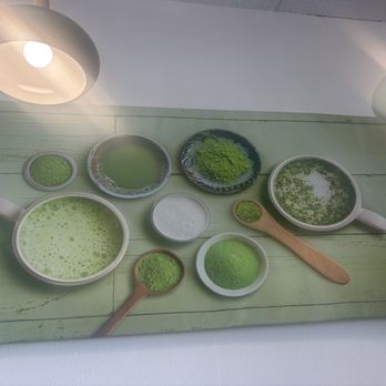 Bamboo and Bean - The painting on the wall - Coffee & Tea Near Me - Santa Ana, California