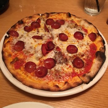 matchbox - matchbox meat (spicy italian sausage, pepperoni, crispy bacon, mozz) - Pizza Near Me - Fairfax, Virginia matchbox - matchbox meat (spicy italian sausage, pepperoni, crispy bacon, mozz) - Pizza Near Me - Fairfax, Virginia