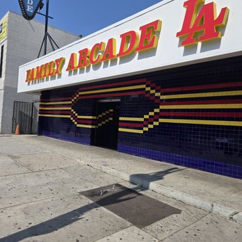 Family Arcade LA - Outside - Arcades Near Me - Los Angeles, California
