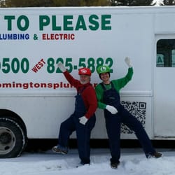 Aim To Please Plumbing & Electric - Mario and Luigi fill in sometimes.