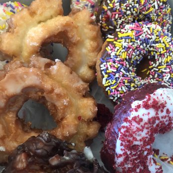 Donut Star - Classics, Apple Fritter, Spinkles, "Old-Fashioned" Buttermilk Glaze &.... a drumroll please... RED VELVET!! - Donuts Near Me - Murrieta, California