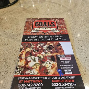 Coals Artisan Pizza - To Go Menu - Italian Near Me - Louisville, Kentucky Coals Artisan Pizza - To Go Menu - Italian Near Me - Louisville, Kentucky