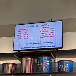 Hokulia - Popcorn menu