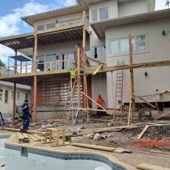 LoneStar - 3 story deck - Decks & Railing Near Me - Rockport, Texas