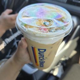 Chain Tea Molent Lava Ice Latte with Cold Foam and Mochi Topping! Chain Tea Molent Lava Ice Latte with Cold Foam and Mochi Topping!
