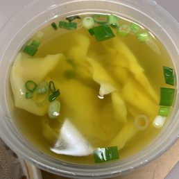 Wonton Soup.