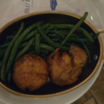 Blu Pointe - Baked potatoes and beans sides - Seafood Near Me - Newburgh, New York