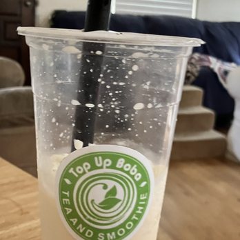 Top Up - Peach smoothie - Bubble Tea Near Me - Alameda, California