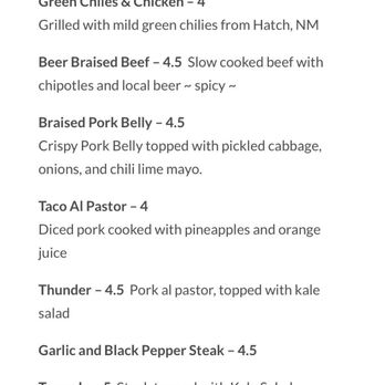 McDevitt Taco Supply - Menu - Tacos Near Me - Boulder, Colorado