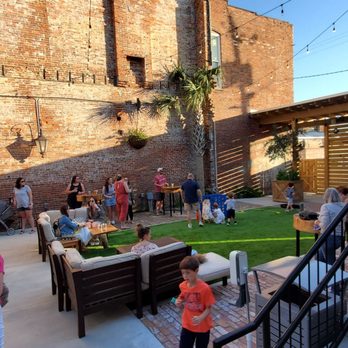 Silver Bluff Brewing - a group of people standing outside - Breweries Near Me - Brunswick, Georgia