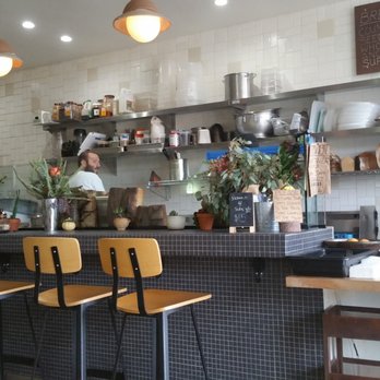 Lodge Bread - We sat up at the counter - Bakeries Near Me - Los Angeles, California