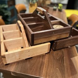 Frankenstein Woodworks - Whiskey bourbon caddies.