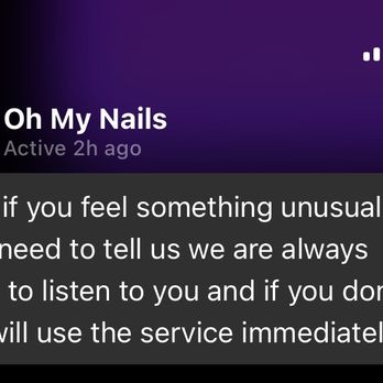 Oh My Nails - Blaming me for not stating how I feel when I did - Nail Salons Near Me - Hayward, California