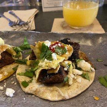 The State - Steak and egg tacos - New American Near Me - Redlands, California