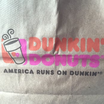Dunkin' -  a bag of dunkin'donuts - Donuts Near Me - Haddam, Connecticut