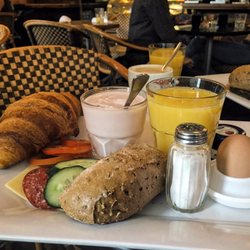 Tin Tin Tango - Breakfast. Super simple menu. But a bit too carb heavy for me. :)
