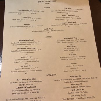Margaux - Menu - New American Near Me - Seattle, Washington
