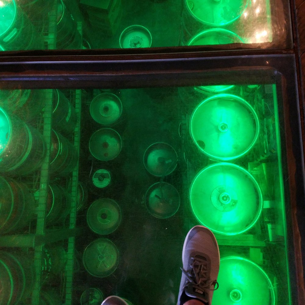 Jack & Gingers - Keg cooler below the bar - you can walk across it. - Irish Pub Near Me - Austin, Texas Jack & Gingers - Keg cooler below the bar - you can walk across it. - Irish Pub Near Me - Austin, Texas