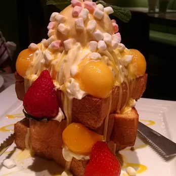 茶木‧台式休閒餐廳 - Mango honey toast - Taiwanese Near Me - Hong Kong, HK