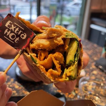 Nando's Peri-Peri - Spicy chicken wrap, it was delicious - Chicken Shop Near Me - Addison, Texas Nando's Peri-Peri - Spicy chicken wrap, it was delicious - Chicken Shop Near Me - Addison, Texas