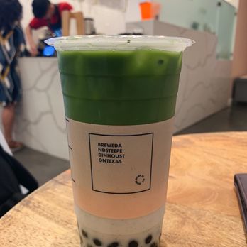 Muse Tea - matcha latte with almond milk - Bubble Tea Near Me - Houston, Texas Muse Tea - matcha latte with almond milk - Bubble Tea Near Me - Houston, Texas