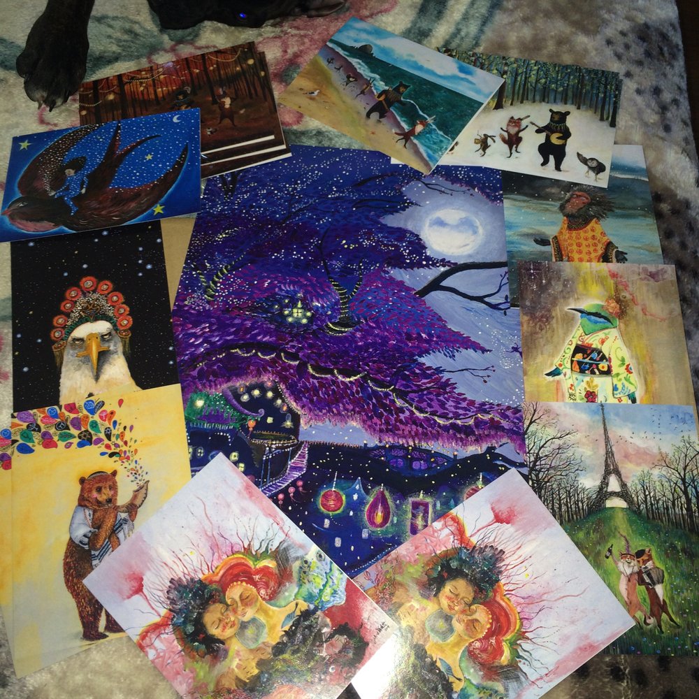 The Bear Noir Studio - My Etsy order had arrived! - Art Galleries Near Me - Portland, Oregon