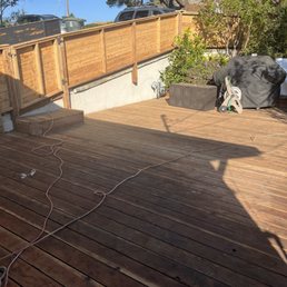 Post-sanding Post-sanding