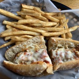 Italian sausage sub Italian sausage sub