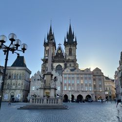 Church of our Lady Before Tyn at dawn