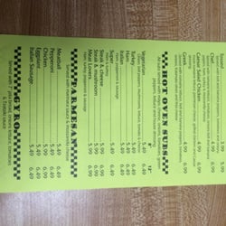 A la Mario's pizza - Menu page 2